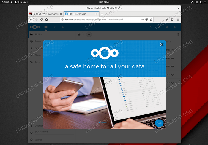 Jak zainstalować NextCloud na serwerze RHEL 8 / Centos 8