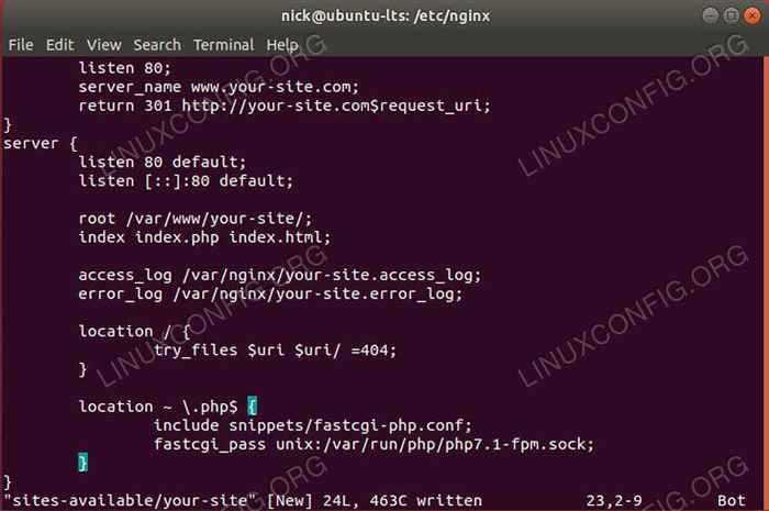 Como instalar o nginx, mariadb, php (pilha Lemp) no Ubuntu 18.04 Bionic Beaver Linux