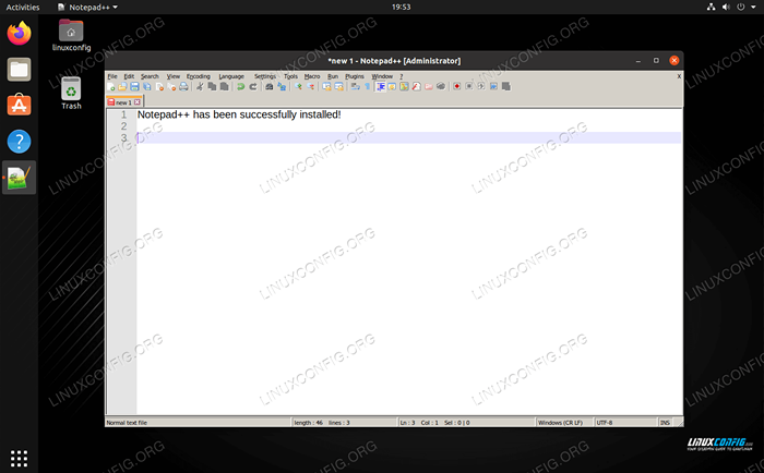 So installieren Sie Notepad ++ unter Linux