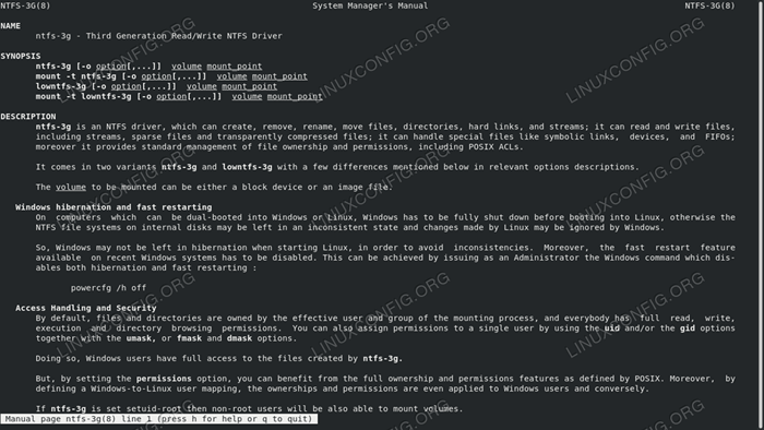 Cara Memasang NTFS-3G pada RHEL 8 / CentOS 8