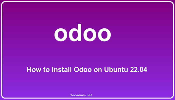 Cómo instalar Odoo 16 en Ubuntu 22.04 (Jammy)