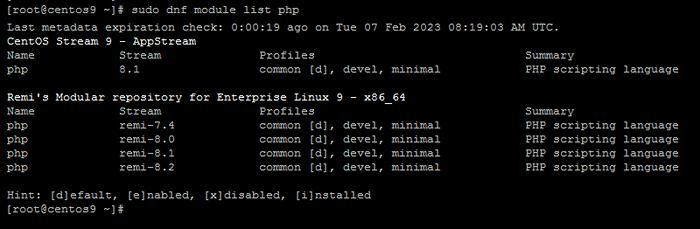 Cómo instalar PHP 8.2-7.4 en Rhel & Centos Stream 9