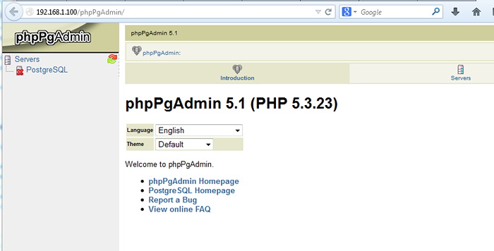 So installieren Sie PHPPGADMIN auf CentOS & Rhel mit Yum