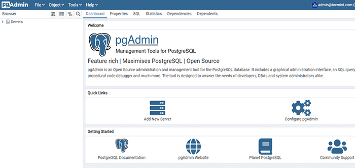 Cómo instalar PostgreSQL y Pgadmin en RHEL 8