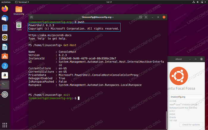 So installieren Sie PowerShell auf Ubuntu 20.04 fokale Fossa Linux