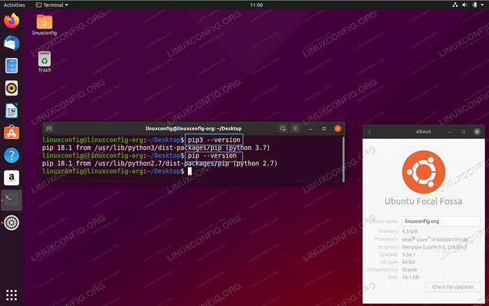 So installieren Sie Python Package Installer PIP auf Ubuntu 20.04 fokale Fossa Linux