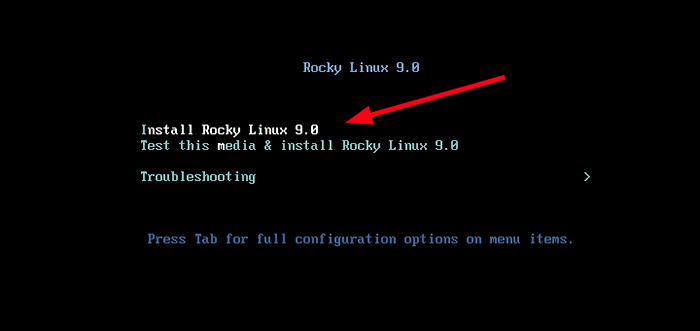 Cara menginstal rocky linux 9.0 langkah demi langkah