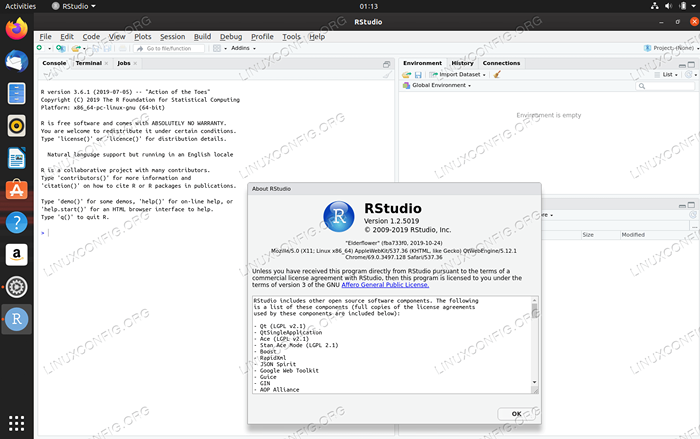 So installieren Sie RStudio auf Ubuntu 20.04 fokale Fossa Linux