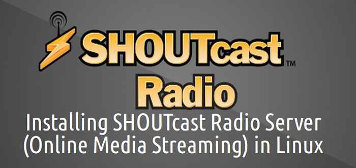 So installieren Sie Shoutcast Radio Server (Online -Medien -Streaming) unter Linux
