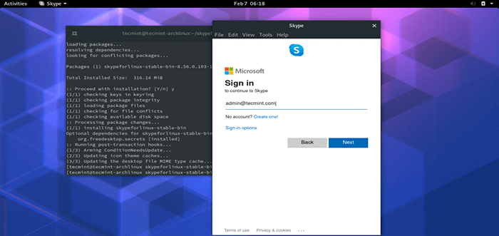 Como instalar o Skype no Arch Linux