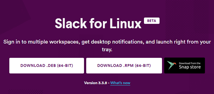 Cómo instalar Slack en Ubuntu 18.04