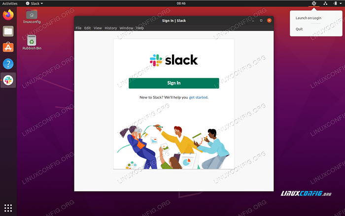 So installieren Sie Slack auf Ubuntu 20.04 FORSA FOSSA Linux Desktop