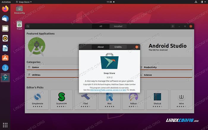 Como instalar o Snap Store no Ubuntu 20.04 Desktop Focal Fossa Linux