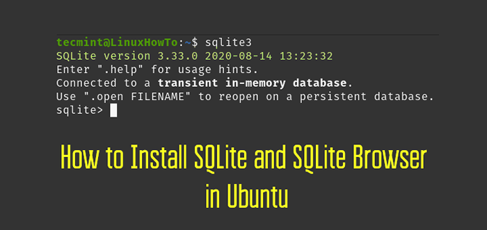 Cómo instalar el navegador SQLite y SQLite en Ubuntu