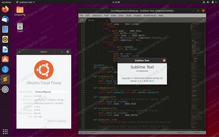 Jak zainstalować wysublimowany edytor tekstu na Ubuntu 20.04 Focal Fossa Linux