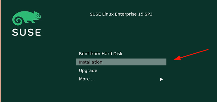 Comment installer SUSE Linux Enterprise Server 15 SP4
