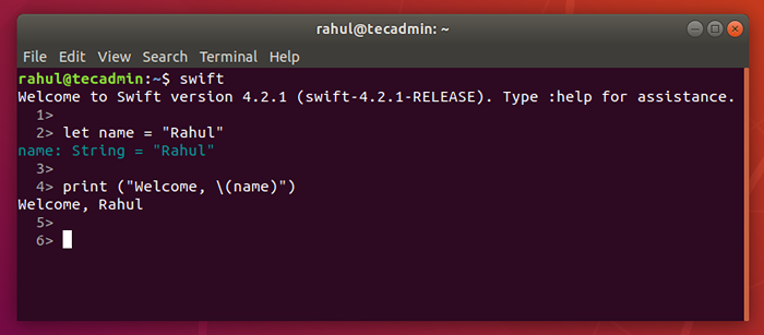 Jak zainstalować Swift na Debian 9 (rozciąganie)