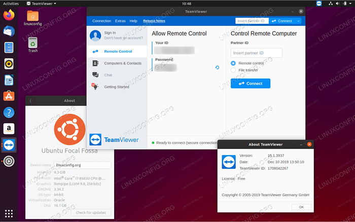 So installieren Sie TeamViewer auf Ubuntu 20.04 fokale Fossa Linux