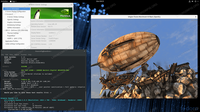 Cómo instalar los controladores NVIDIA en Fedora 28 Linux