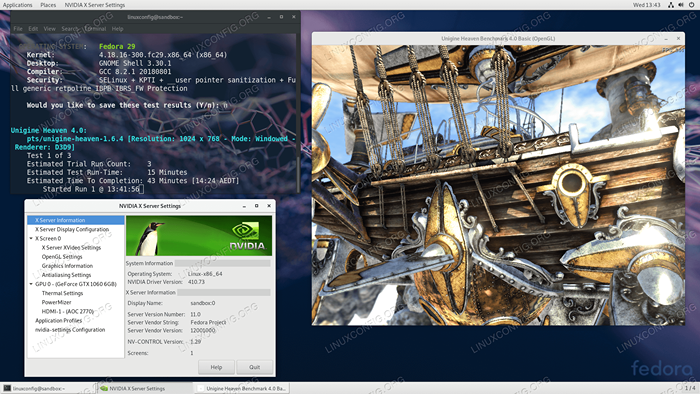 Comment installer les pilotes Nvidia sur Fedora 29 Linux