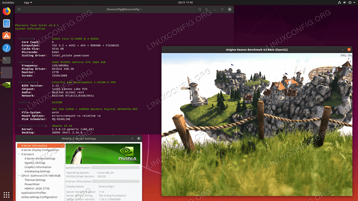 Cómo instalar los controladores Nvidia en Ubuntu 19.10 Eoan Ermine Linux