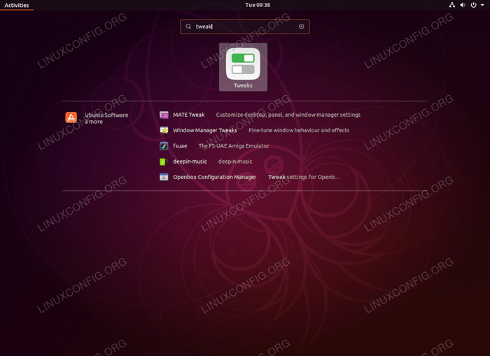 Cara menginstal alat tweak di ubuntu 18.10 Linux Cosmic Cuttlefish