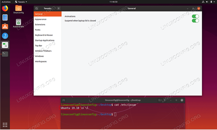 Comment installer l'outil de tweak sur Ubuntu 19.10 eoan ermine linux