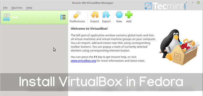 Comment installer VirtualBox dans Fedora Linux