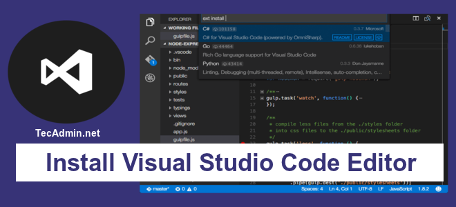 So installieren Sie Visual Studio -Code in Ubuntu & Debian
