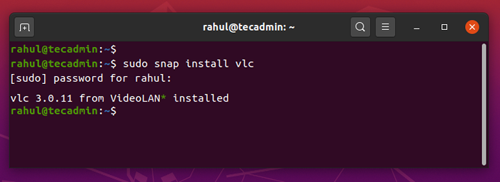 Comment installer VLC sur Ubuntu 20.04