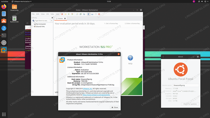 Jak zainstalować stacja robocza VMware na Ubuntu 20.04 Focal Fossa Linux