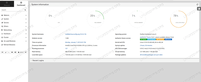 Jak zainstalować Webmin na RHEL 8 / Centos 8