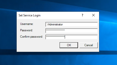 Cómo instalar el servicio Windows a través de la línea de comandos