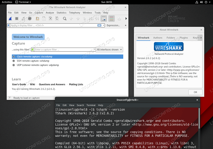 Jak zainstalować Wireshark na RHEL 8 / Centos 8 Linux