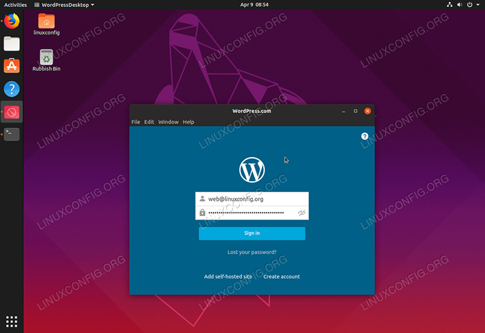 Cómo instalar WordPress.COM Aplicación de escritorio en Ubuntu 19.04 disco dingo Linux