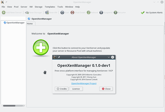 Cara Memasang Pelanggan Xenserver OpenXenManager di OpenSuse Linux