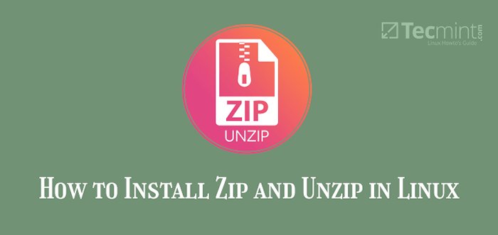 Como instalar Zip e descompactação no Linux