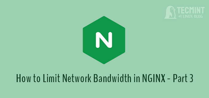 Como limitar a largura de banda de rede no Nginx Web Server