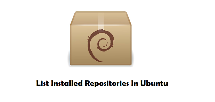 Cómo enumerar repositorios instalados en Ubuntu y Debian