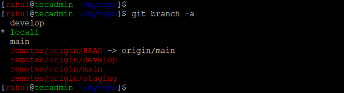 Cómo enumerar ramas remotas en Git