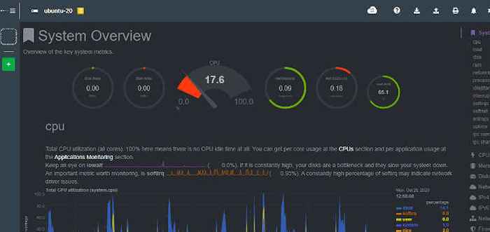 Jak monitorować wydajność Ubuntu za pomocą NetData