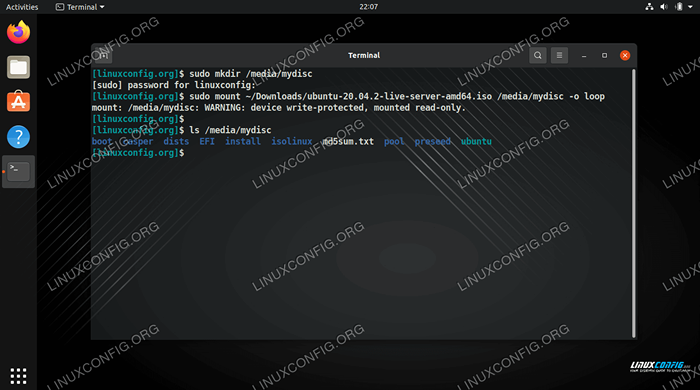 Como montar a imagem ISO no Linux