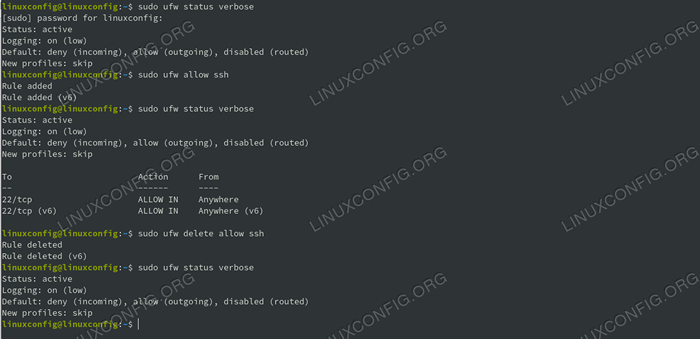 So eröffnen Sie SSH Port 22 auf Ubuntu 20.04 fokale Fossa Linux