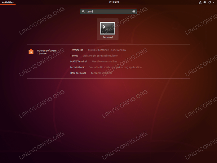 Cómo abrir la terminal en Ubuntu Bionic Beaver 18.04 Linux