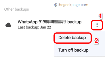 Como excluir permanentemente o backup de bate -papo do WhatsApp no ​​Android Phone
