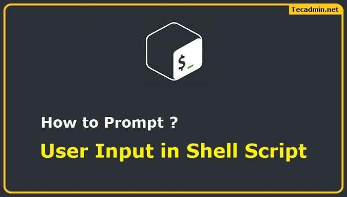 Como solicitar a entrada do usuário no script de shell