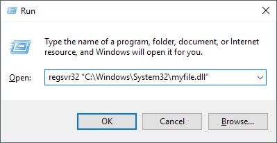 So registrieren Sie eine DLL -Datei in Windows