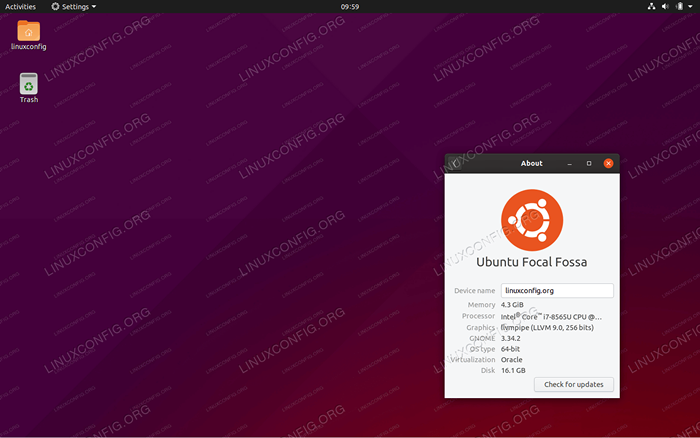 Como remover a doca no Ubuntu 20.04 Fossa Fossa Gnome Desktop