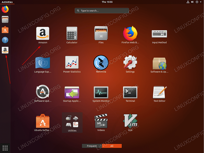 Cómo eliminar el paquete Gnome Amazon Launcher de Ubuntu 18.04 Desktop de castor biónico