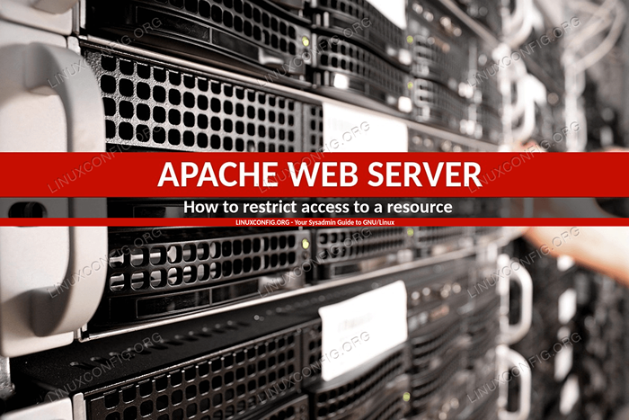 Cómo restringir el acceso a un recurso usando Apache en Linux